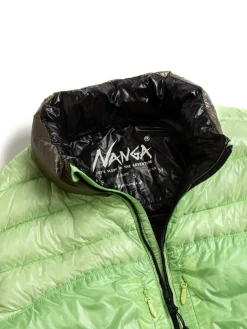 AERIAL DOWN VEST PACKABLE YELLOW GREEN | NANGA Best
