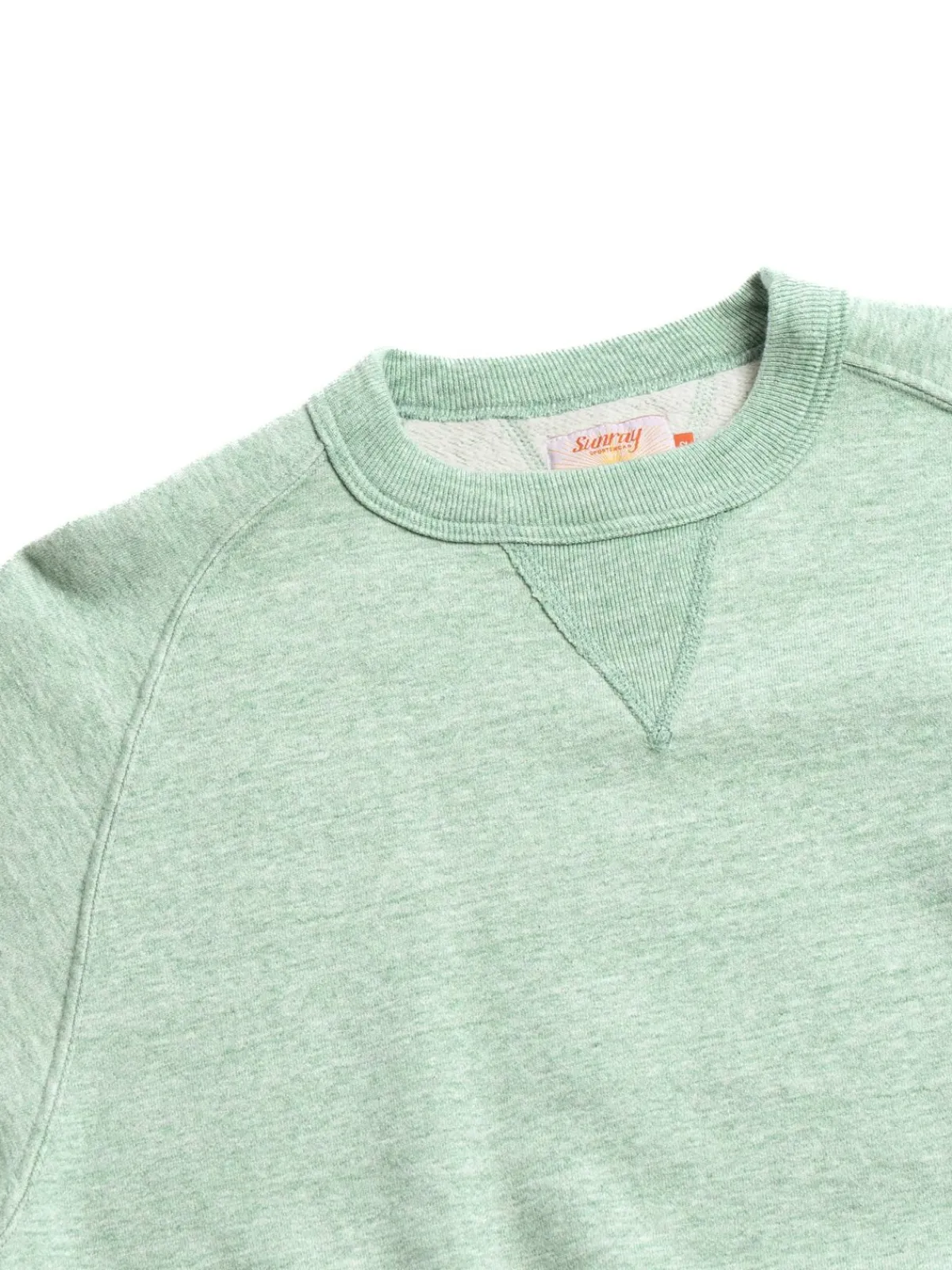 ANAHOLA CN SWEATSHIRT GREEN MARLE | Sunray Sportswear Online