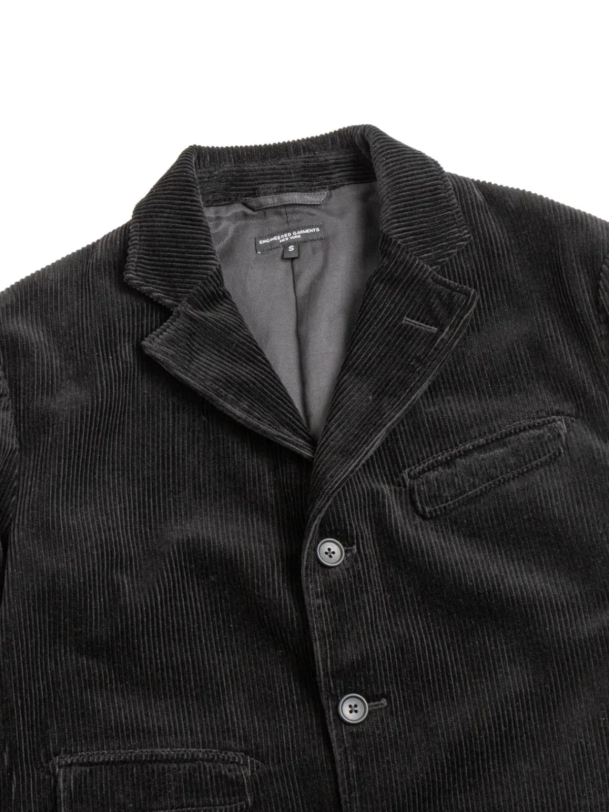ANDOVER JACKET BLACK COTTON 8W CORDUROY | Engineered Garments Discount