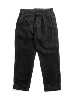 ANDOVER PANT BLACK COTTON 8W CORDUROY | Engineered Garments Online