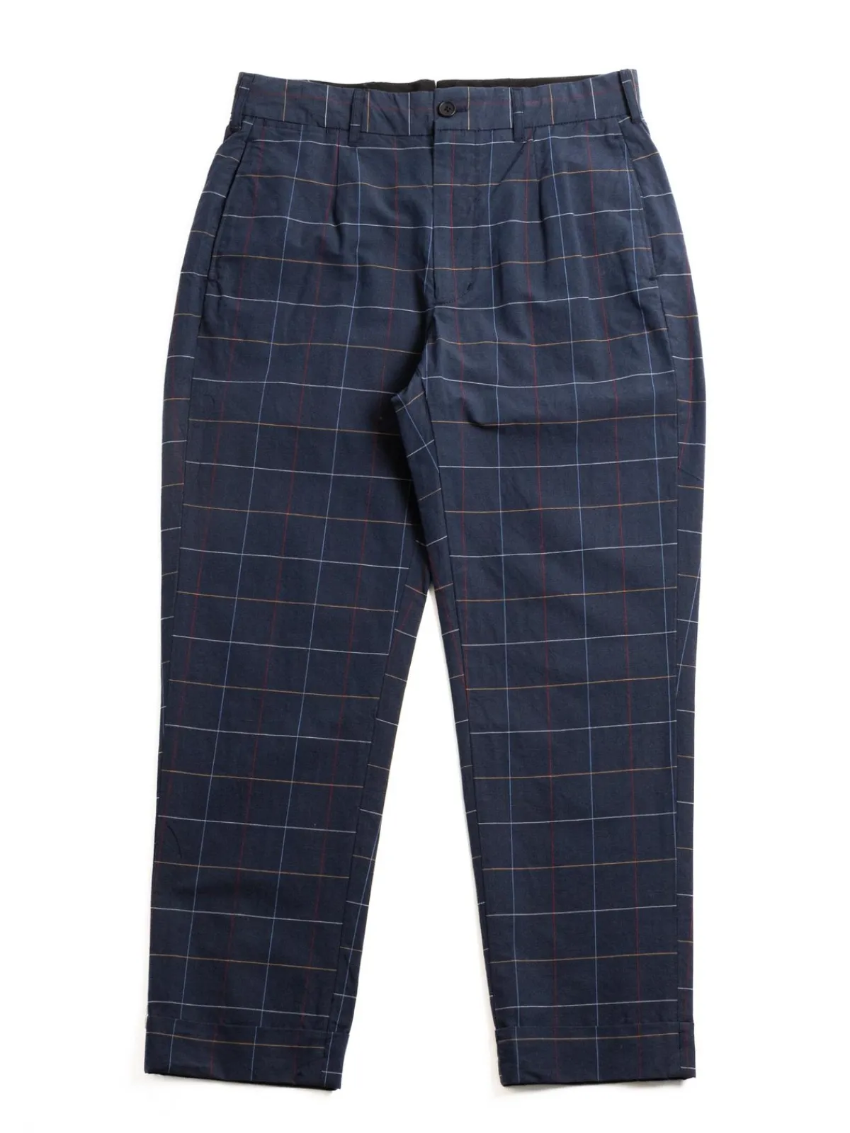 ANDOVER PANT NAVY CL WINDOWPANE | Engineered Garments Sale