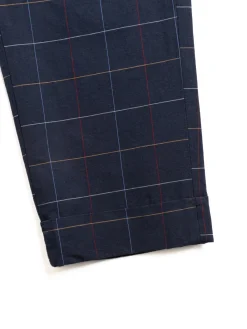 ANDOVER PANT NAVY CL WINDOWPANE | Engineered Garments Sale