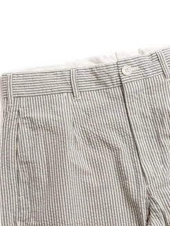 ANDOVER PANT NAVY/NATURAL COTTON SEERSUCKER | Engineered Garments Discount