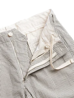 ANDOVER PANT NAVY/NATURAL COTTON SEERSUCKER | Engineered Garments Discount