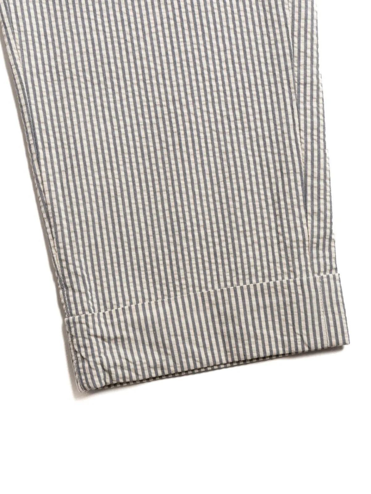 ANDOVER PANT NAVY/NATURAL COTTON SEERSUCKER | Engineered Garments Discount