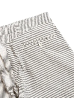 ANDOVER PANT NAVY/NATURAL COTTON SEERSUCKER | Engineered Garments Discount