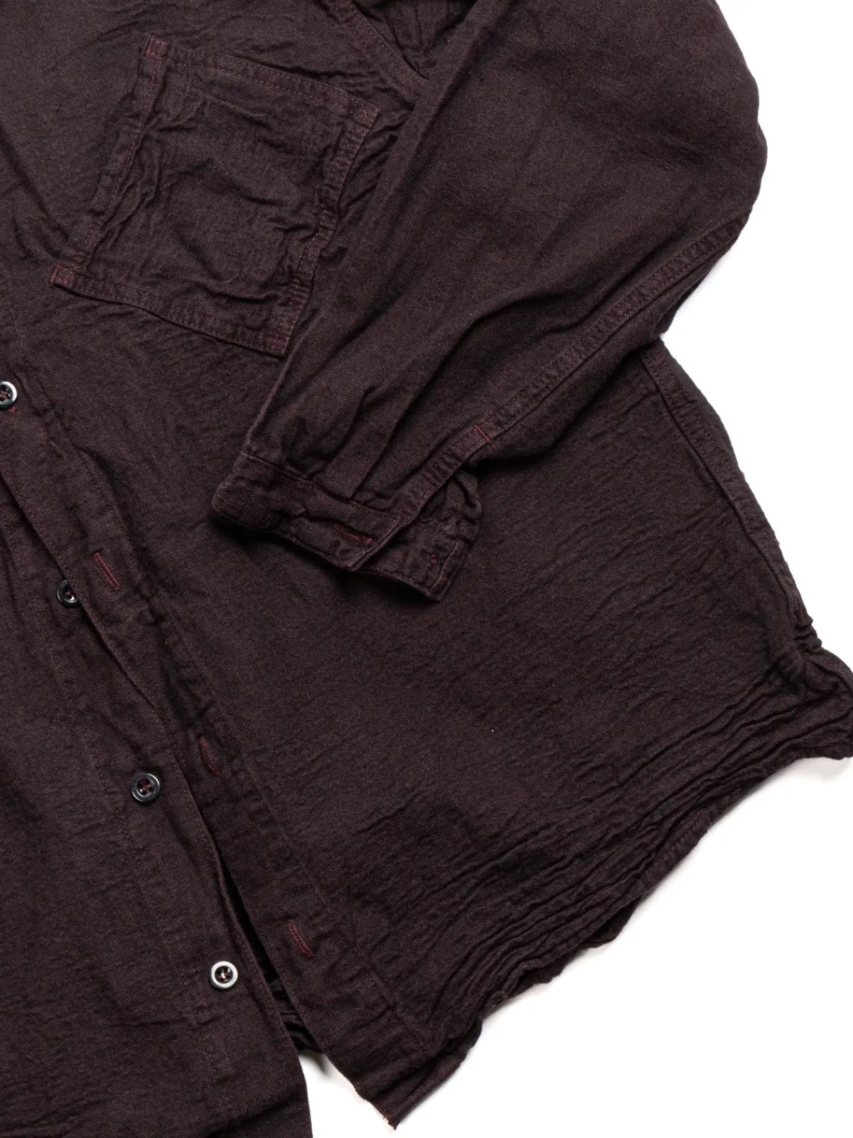 ARGYLE CHEST POCKET SHIRT INDIGO CHAMBRAY COTTON TOTE CLOTH HADAL LIBRARY | Tender Co Store
