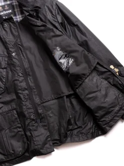 BARBOUR 4 PKT UTILITY BLACK | BARBOUR HERITAGE + Best