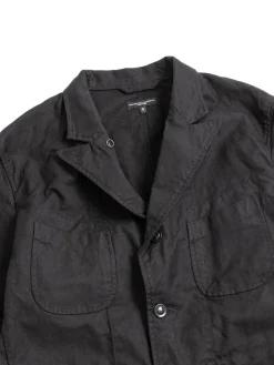 BEDFORD JACKET BLACK COTTON BRUSHED HB | Engineered Garments Cheap