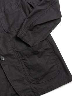 BEDFORD JACKET BLACK COTTON BRUSHED HB | Engineered Garments Cheap