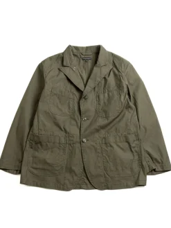 BEDFORD JACKET OLIVE CP WEATHER POPLIN | Engineered Garments Sale