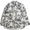 BIG RACCOURCIE SHIRT &ndash; CAN CAN PRINT BLACK | CASEY CASEY Flash Sale