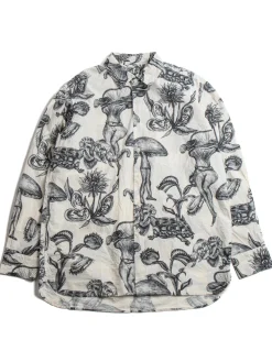 BIG RACCOURCIE SHIRT – CAN CAN PRINT BLACK | CASEY CASEY Flash Sale