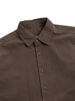 BIG RACCOURCIE SHIRT PAPER COTTON BROWN | CASEY CASEY New
