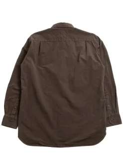 BIG RACCOURCIE SHIRT PAPER COTTON BROWN | CASEY CASEY New