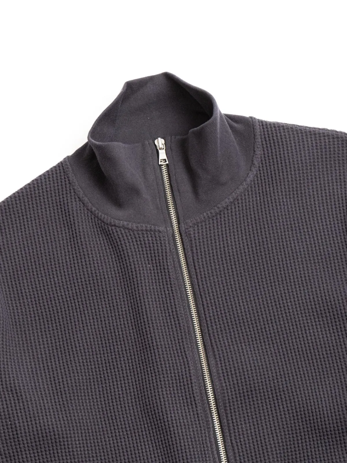 BIG WAFFLE DRIVERS ZIP CARDIGAN INK | *A Vontade Outlet
