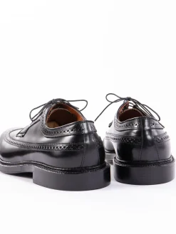 Black Cordovan Long Wing Blucher | Alden for The Bureau Cheap