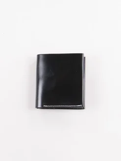 Black Horween Cordovan 3&ndash;3 Wallet | KREIS Best Sale
