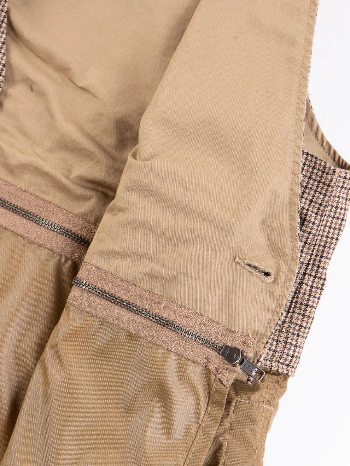 Brown Wool Poly Gunclub Check Long Fowl Vest | Engineered Garments Hot