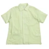 CAMP SHIRT COTTON CREPE LIME | Engineered Garments Online