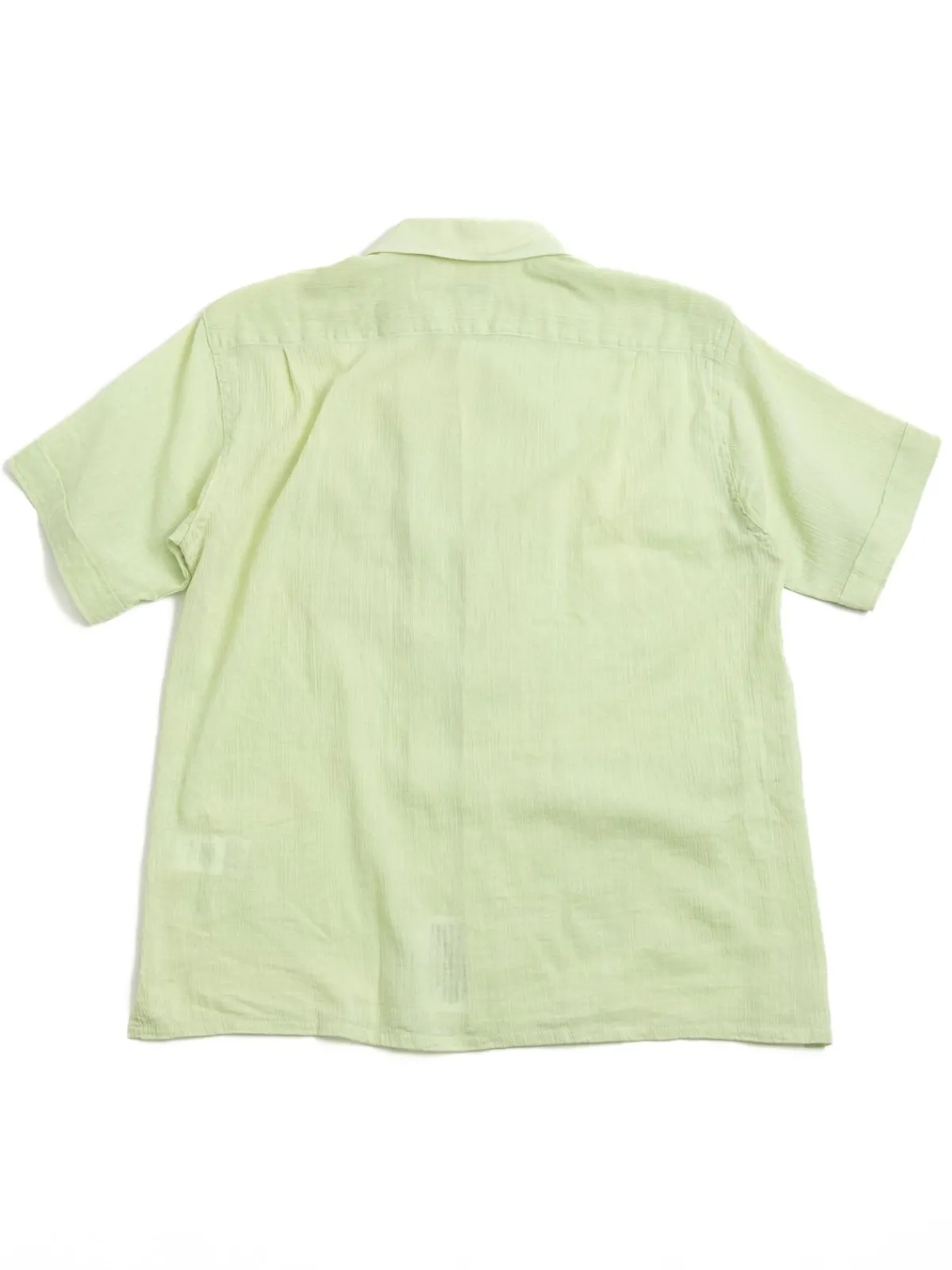 CAMP SHIRT COTTON CREPE LIME | Engineered Garments Online