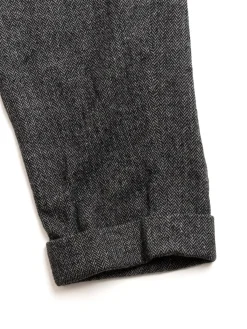 CARLYLE PANT GREY POLY WOOL HERRINGBONE | Engineered Garments Outlet