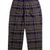 CARLYLE PANT NAVY/OLIVE COTTON PLAID | Engineered Garments Best Sale
