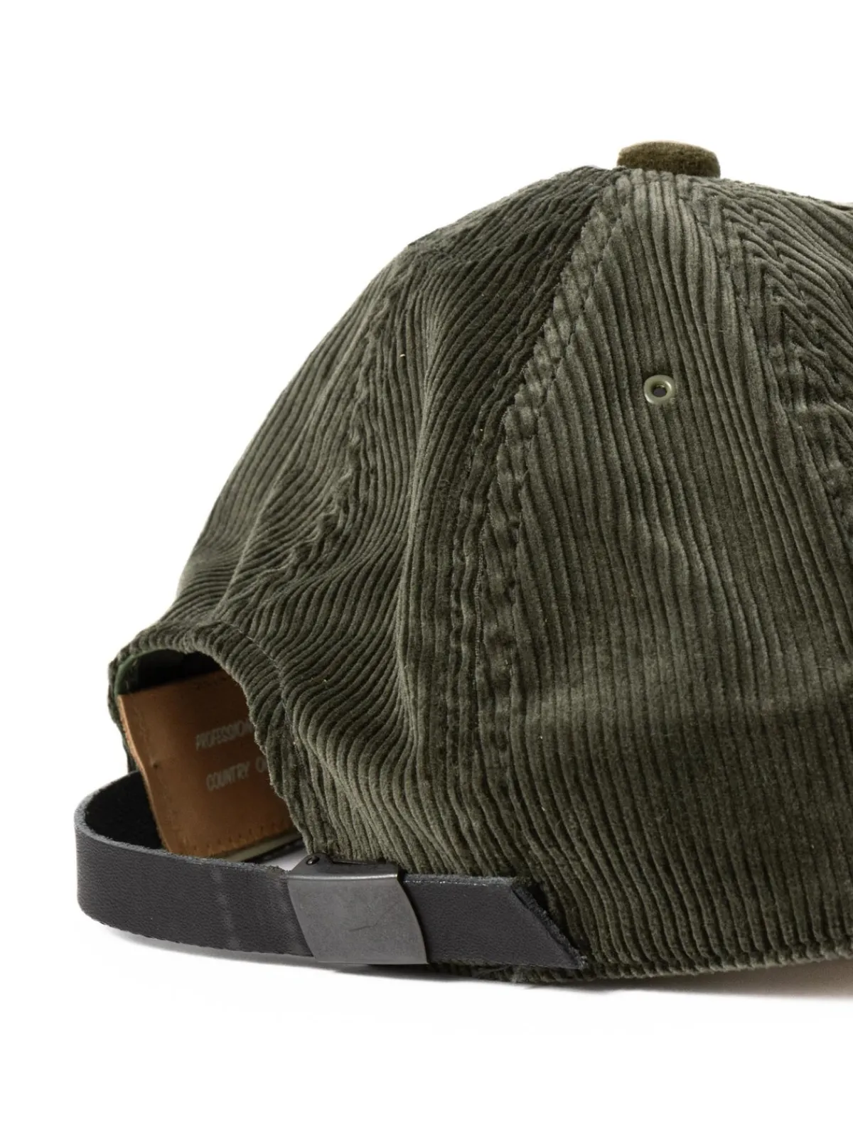 COLE & VELVET OLIVE BASEBALL CAP | Poten Sale