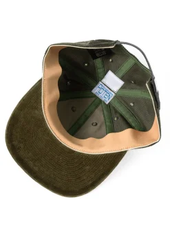 COLE & VELVET OLIVE BASEBALL CAP | Poten Sale