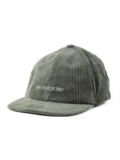 CORDUROY CAP GREEN | and wander Best