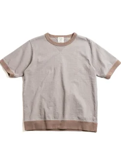 DOTSUME RIB T&ndash;SHIRT SOLID X GRAY BEIGE | Jackman Best Sale