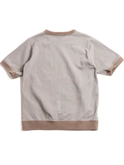 DOTSUME RIB T&ndash;SHIRT SOLID X GRAY BEIGE | Jackman Best Sale