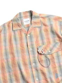DRY OPEN S/S SHIRT ORANGE | and wander Shop