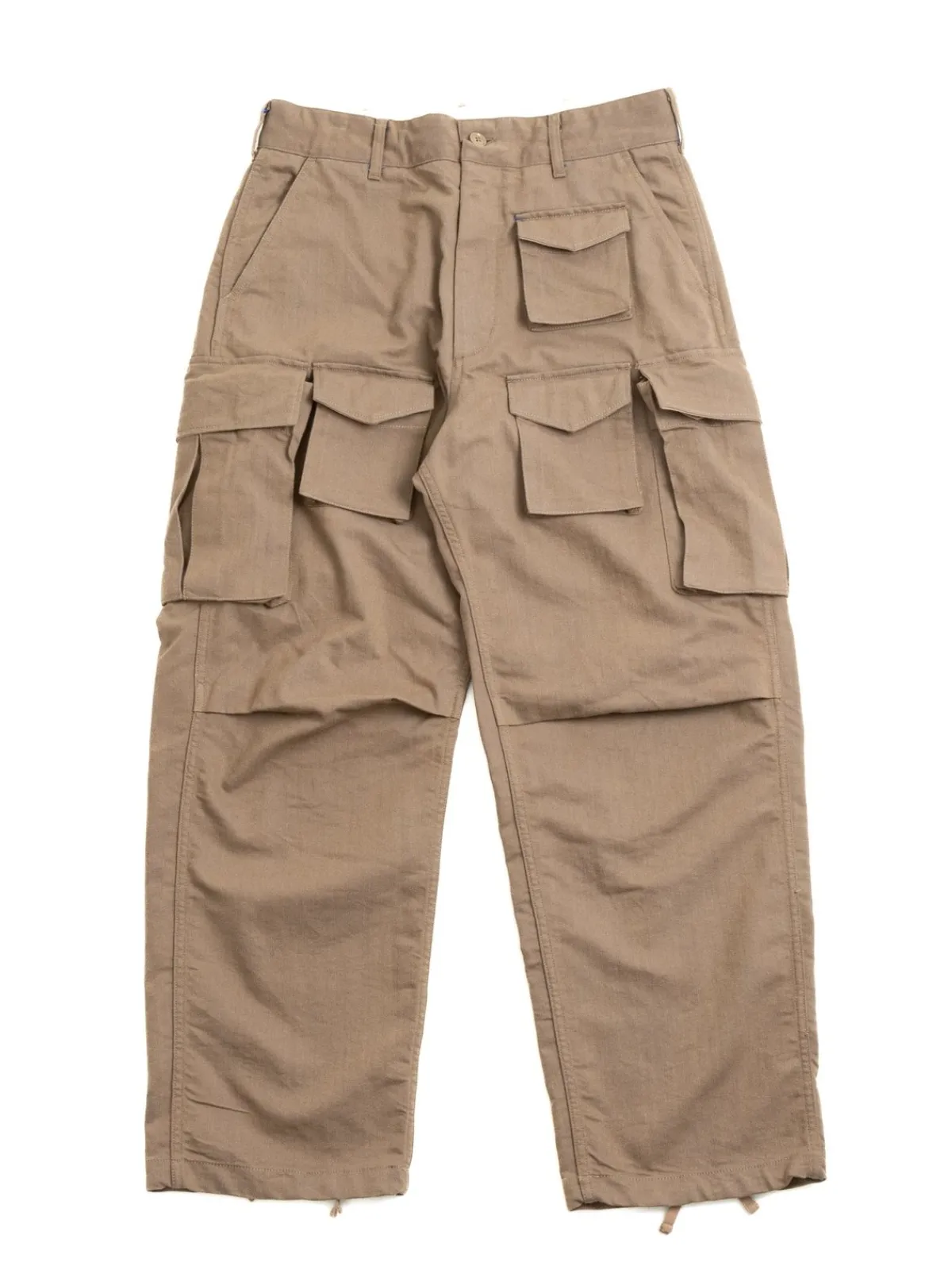 FA PANT KHAKI/BLUE PC IRIDESCENT HEAVY TWILL | Engineered Garments New