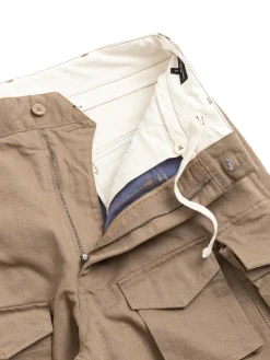FA PANT KHAKI/BLUE PC IRIDESCENT HEAVY TWILL | Engineered Garments New
