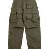 FA PANT OLIVE COTTON BRUSHED HB | Engineered Garments Discount
