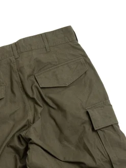FA PANT OLIVE COTTON BRUSHED HB | Engineered Garments Discount