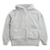 FADED SWEAT PARKA FADE SILVER | Jackman Cheap