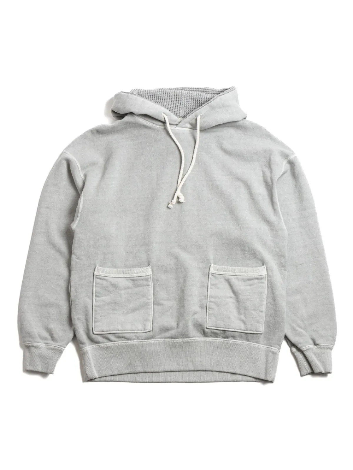 FADED SWEAT PARKA FADE SILVER | Jackman Cheap