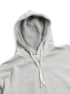 FADED SWEAT PARKA FADE SILVER | Jackman Cheap