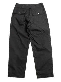 FATIGUE PANT BLACK COTTON BRUSHED HB | Engineered Garments Cheap