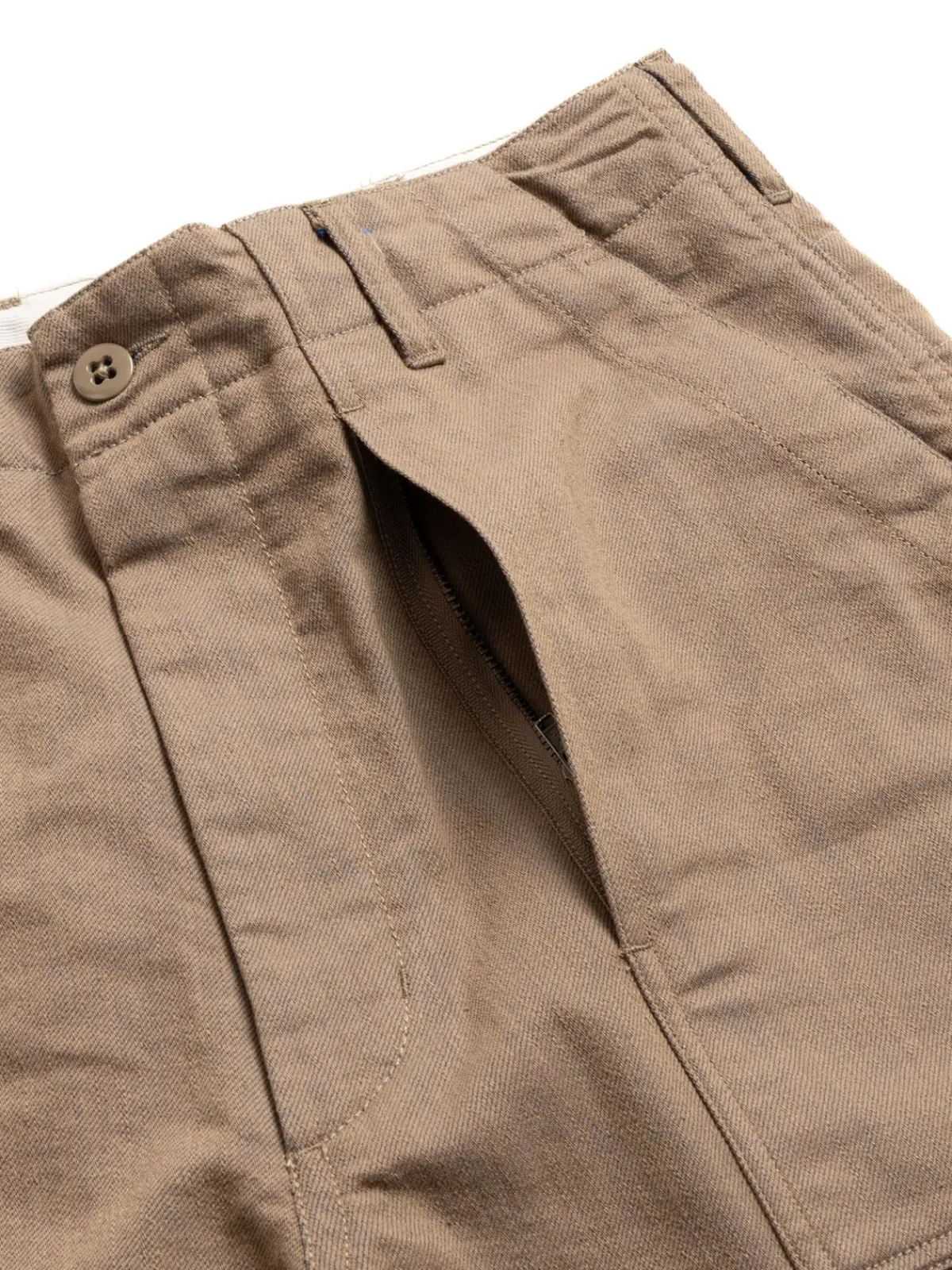 FATIGUE PANTS KHAKI/BLUE PC IRIDESCENT HEAVY TWILL | Engineered Garments Cheap