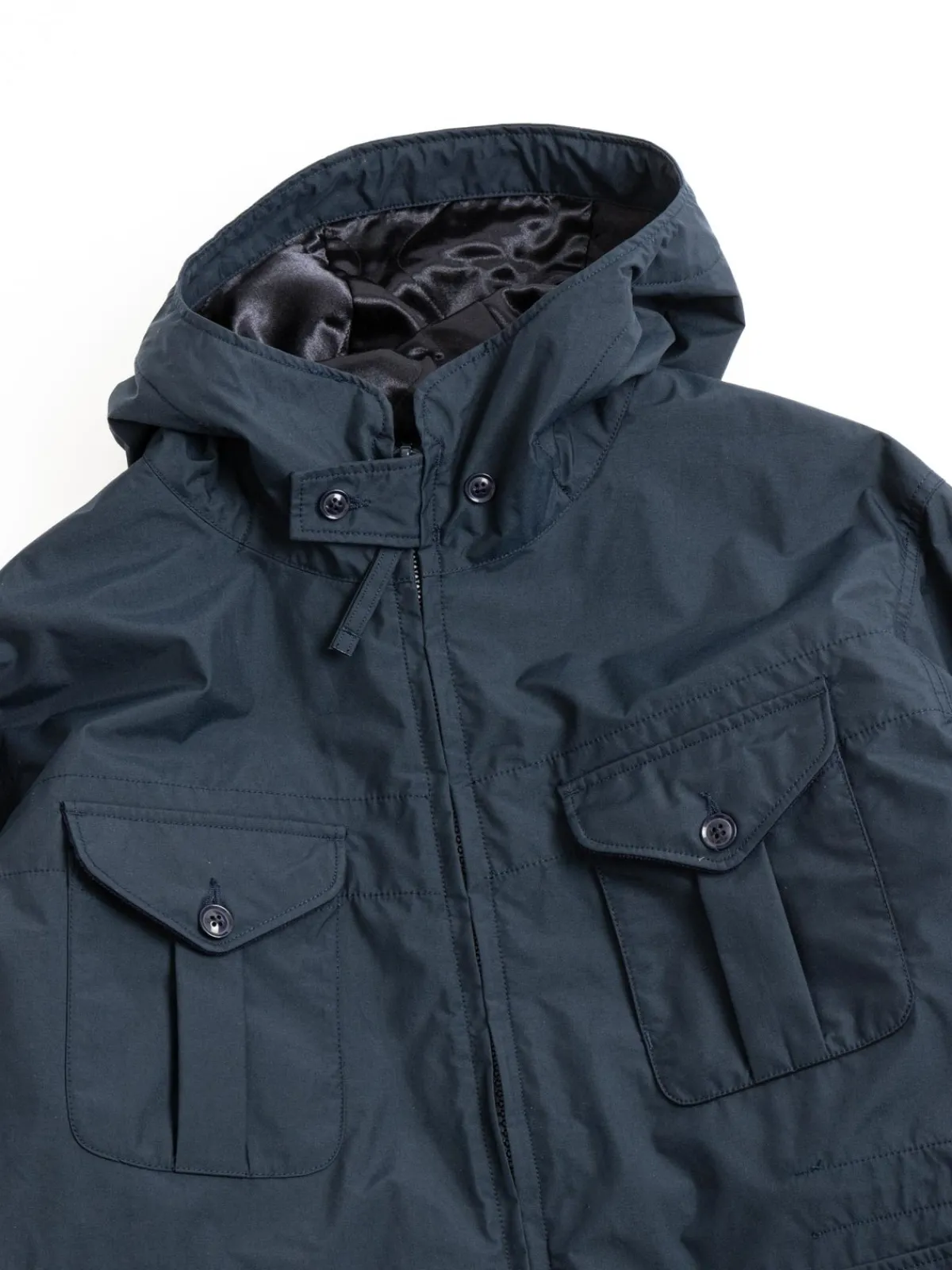 FIELD PARKA DK.NAVY NYLON 3 LAYER CLOTH | Engineered Garments Fashion