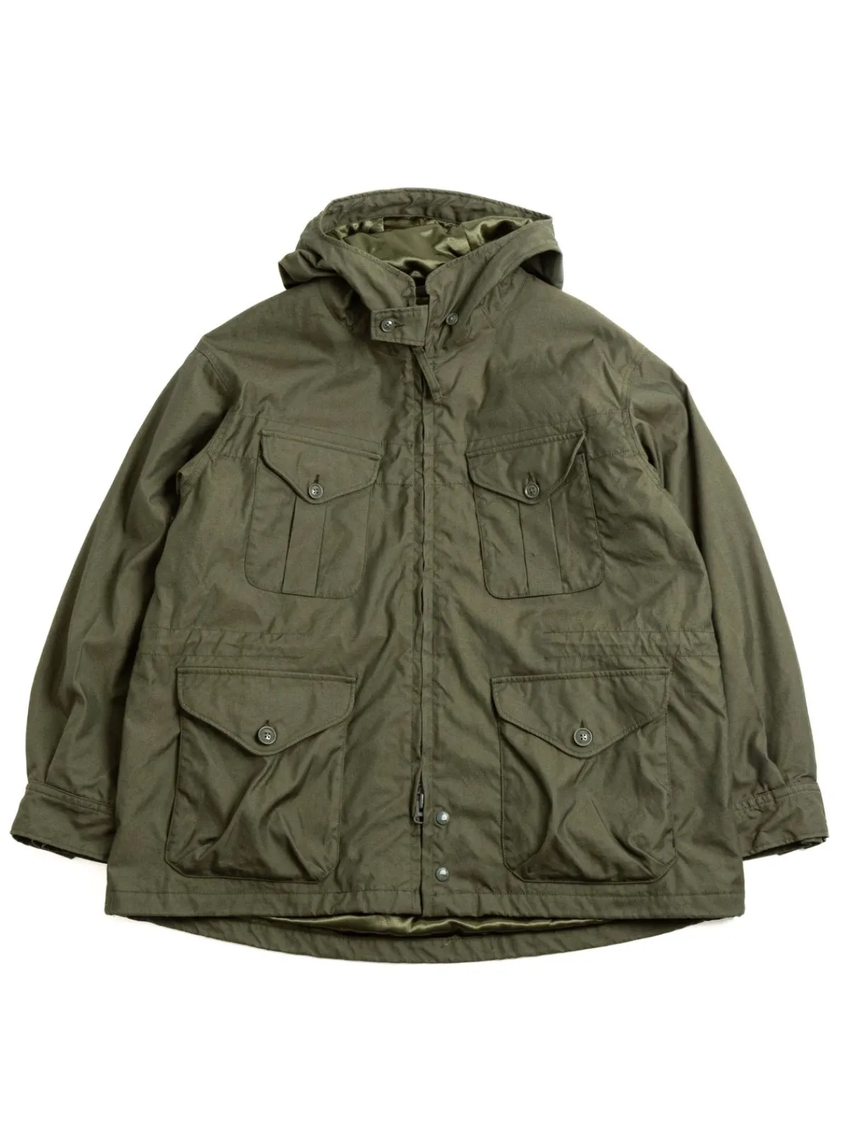 FIELD PARKA OLIVE CP WEATHER POPLIN | Engineered Garments Flash Sale