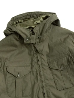 FIELD PARKA OLIVE CP WEATHER POPLIN | Engineered Garments Flash Sale
