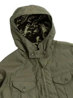 FIELD PARKA OLIVE CP WEATHER POPLIN | Engineered Garments Flash Sale