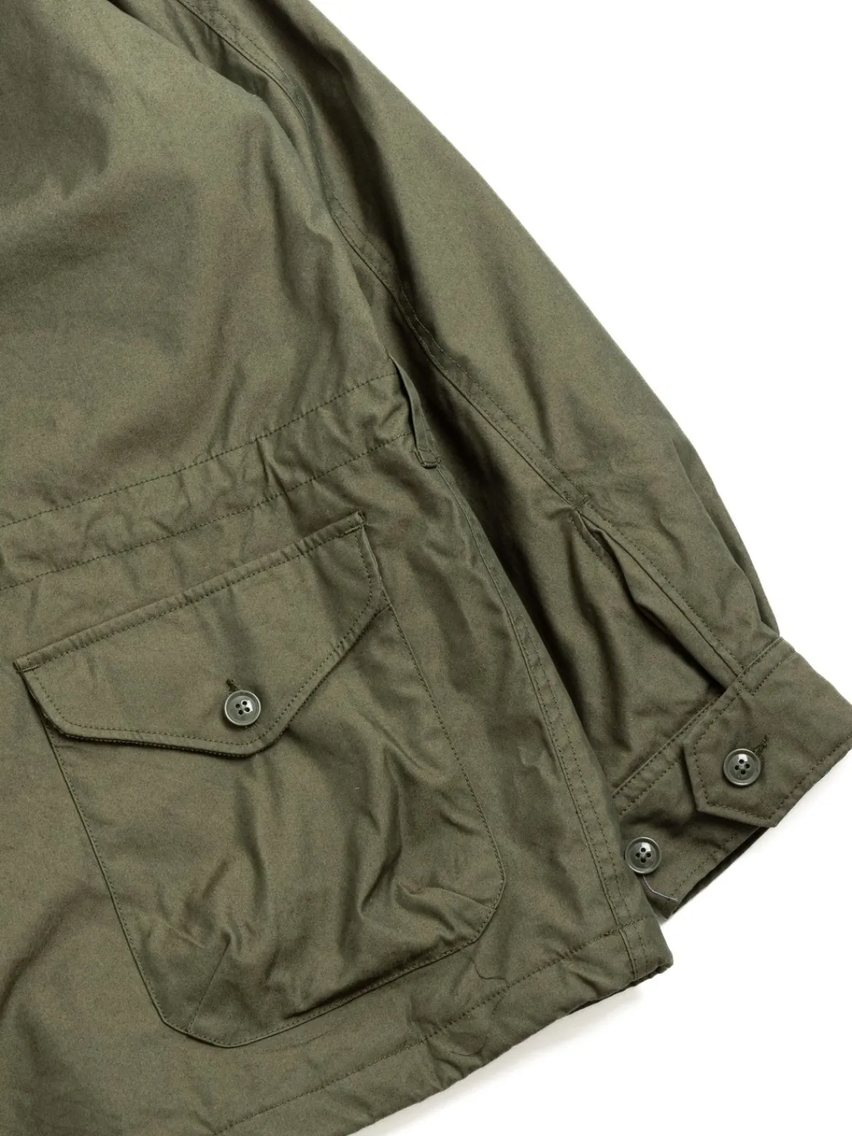 FIELD PARKA OLIVE CP WEATHER POPLIN | Engineered Garments Flash Sale