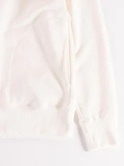 GG SWEAT PULLOVER PARKA WHITE | Jackman Discount