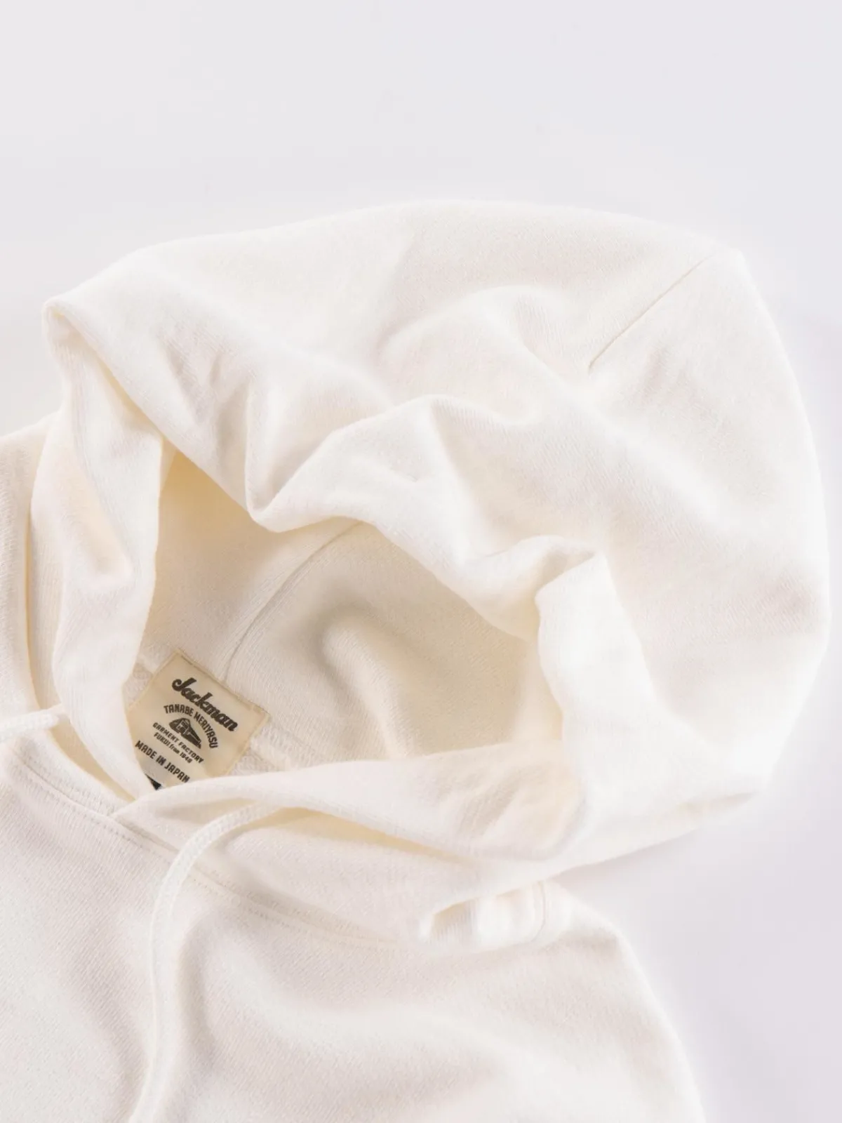 GG SWEAT PULLOVER PARKA WHITE | Jackman Discount