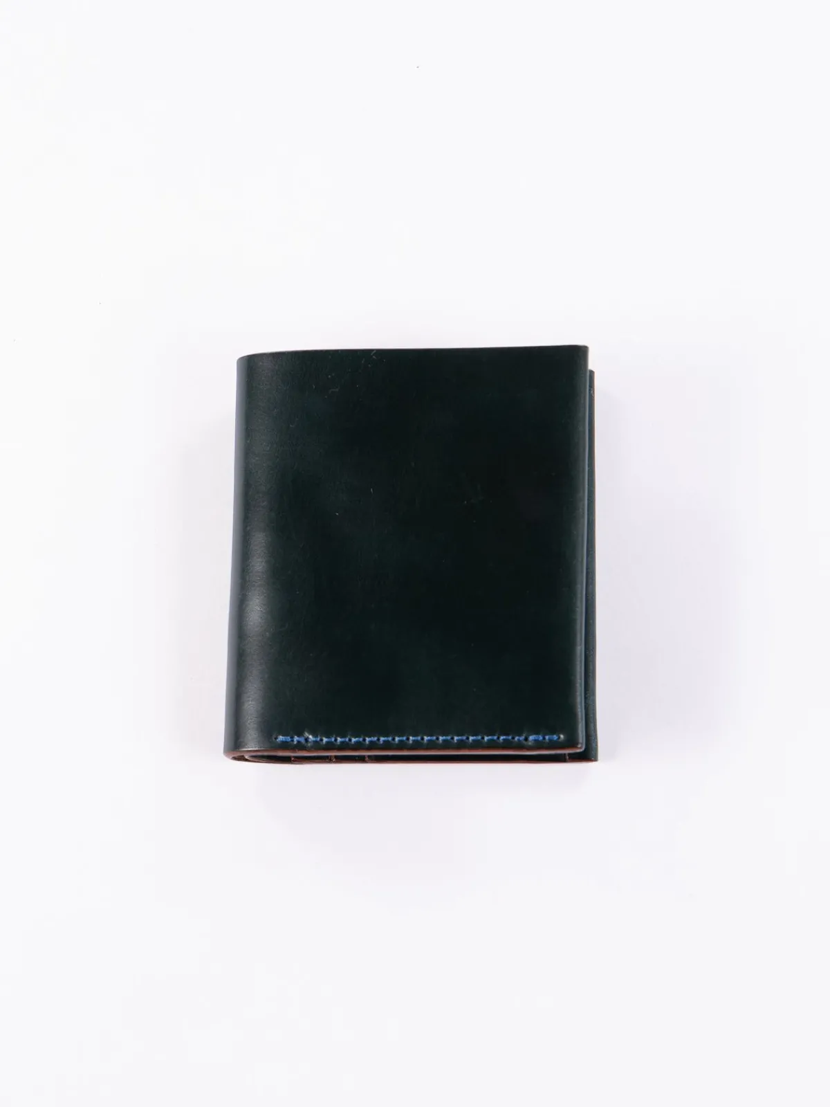 Green Horween Cordovan 3–3 Wallet | KREIS Flash Sale